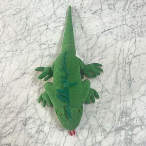 Folkmanis Furry Folk Lizard Iguana Hand Puppet Folktails Gecko Full Body